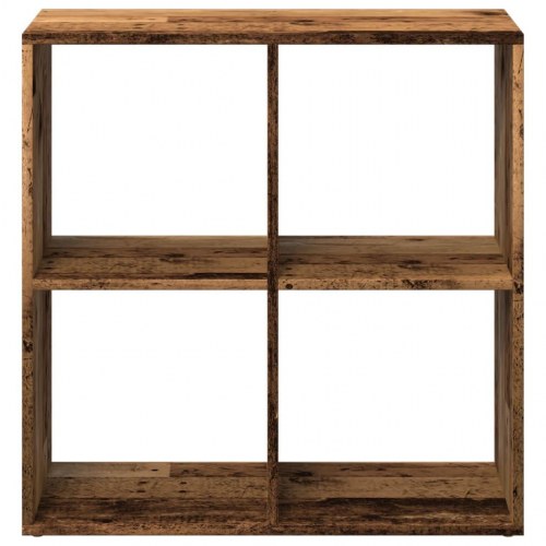 Bogreol/rumdeler 69,5 x 29 x 69,5 cm - antikt træ