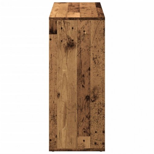 Bogreol/rumdeler 69,5 x 29 x 69,5 cm - antikt træ