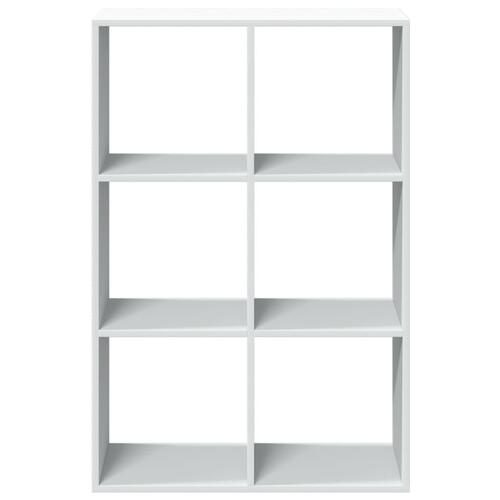 Bogreol/rumdeler 69,5x29x103,5 cm konstrueret træ hvid