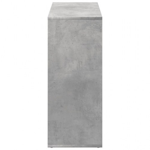 Bogreol/rumdeler i konstrueret træ 69,5 x 29 x 69,5 cm - betongrå