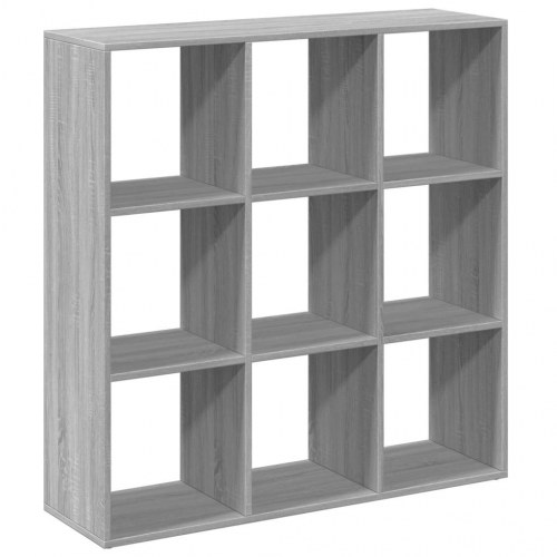Bogreol/rumdeler 102 x 29 x 103,5 cm - grå sonoma-eg
