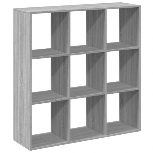 Bogreol/rumdeler 102 x 29 x 103,5 cm - grå sonoma-eg