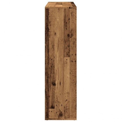 Bogreol/rumdeler 102 x 29 x 103,5 cm - antikt træ