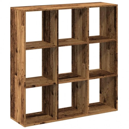 Bogreol/rumdeler 102 x 29 x 103,5 cm - antikt træ