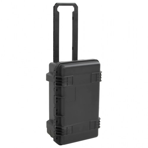 Transportabel flightcase 55 × 35 × 22,5 cm - PP/ABS, sort