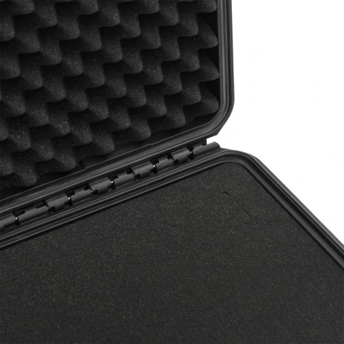 Transportabel flightcase 55 × 35 × 22,5 cm - PP/ABS, sort