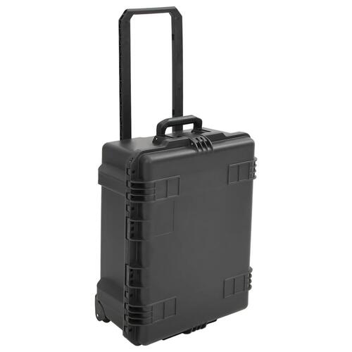 Transportabel flightcase 62,5x50x28,5 cm PP sort