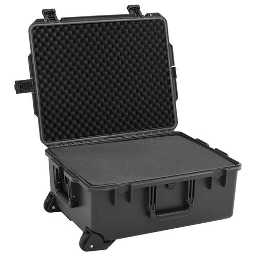 Transportabel flightcase 62,5x50x28,5 cm PP sort