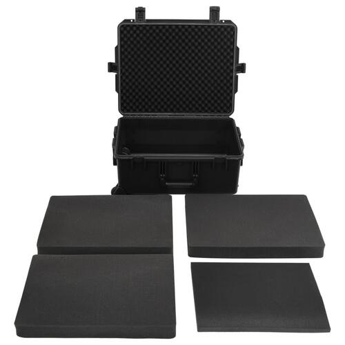 Transportabel flightcase 62,5x50x28,5 cm PP sort