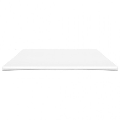 Topmadras i skum 120×210×5 cm - hvid