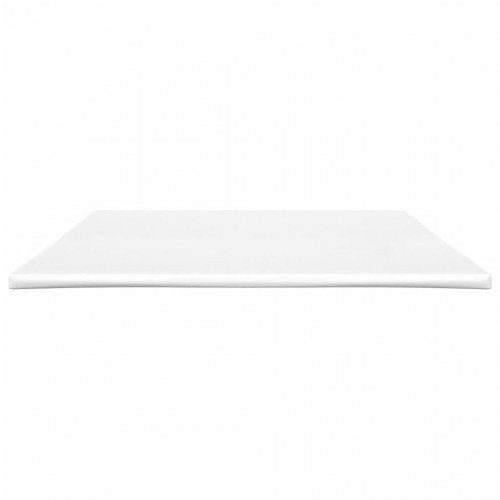 Topmadras i skum 140×220×5 cm - hvid