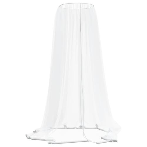 Myggenet til parasol Φ330x250 cm trådnet hvid