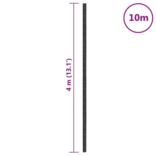 Ukrudtsdug 4x10 m PP sort