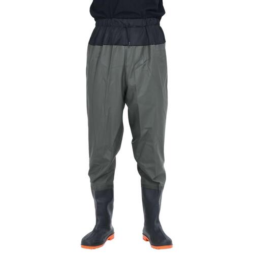 Waist waders med støvler str. 40 mørkegrøn