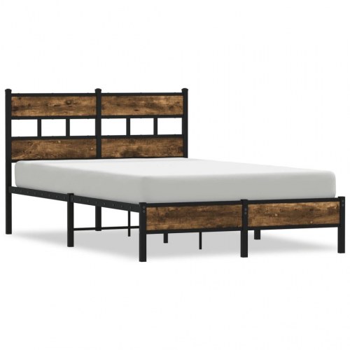 Sengeramme med sengegavl 120 x 200 cm uden madras