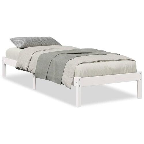 Ekstra lang sengeramme uden madras 80x210 cm massivt fyrretræ