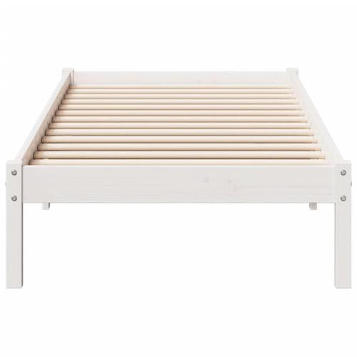 Ekstra lang sengeramme uden madras 80x210 cm massivt fyrretræ