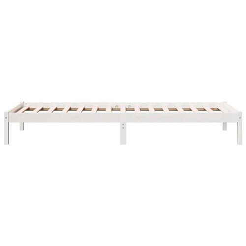 Ekstra lang sengeramme uden madras 90x210 cm massivt fyrretræ
