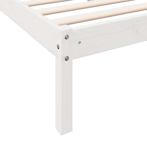 Ekstra lang sengeramme uden madras 80x220 cm massivt fyrretræ