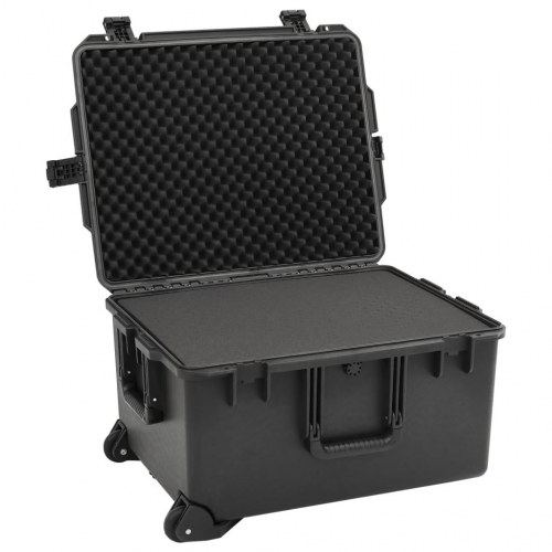 Transportabel flightcase 62,5×49,5×37 cm - PP, sort