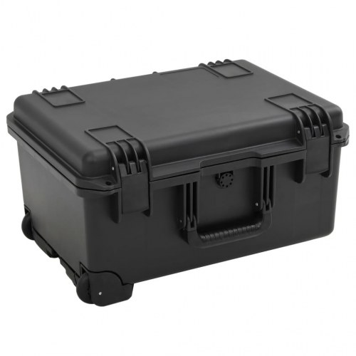 Transportabel flightcase 54 × 41,5 × 29 cm - PP/ABS - sort