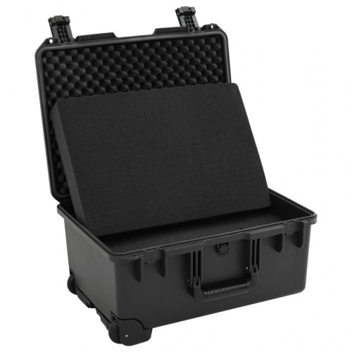 Transportabel flightcase 54 × 41,5 × 29 cm - PP/ABS - sort
