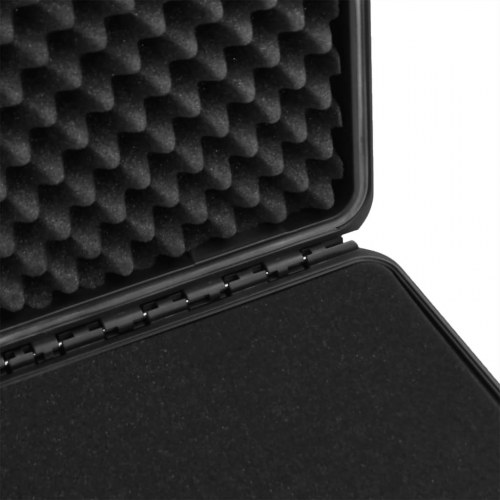 Transportabel flightcase 54 × 41,5 × 29 cm - PP/ABS - sort