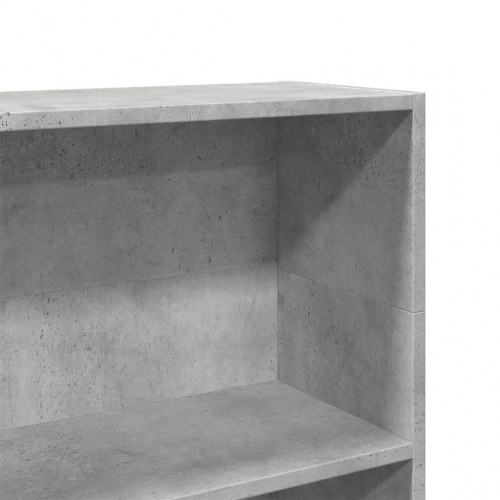 Bogreol 80 x 24 x 109 cm - betongrå