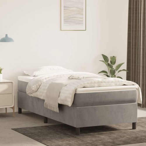 Topmadras i skum 100×210×5 cm - hvid