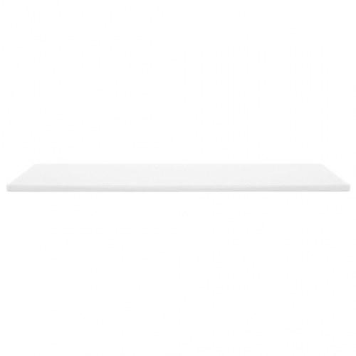 Topmadras i skum 100×210×5 cm - hvid