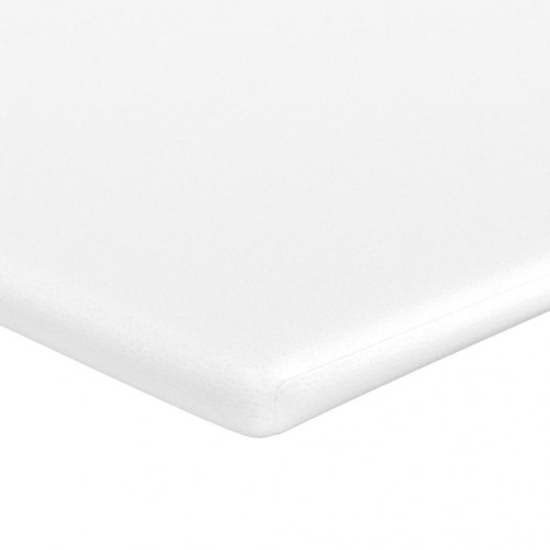 Topmadras i skum 100×210×5 cm - hvid