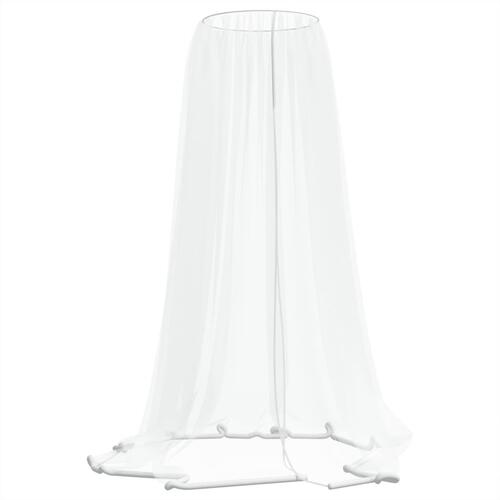 Myggenet til parasol Φ300x230 cm trådnet hvid