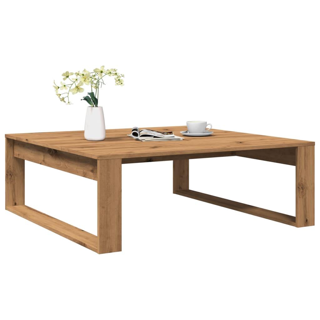 Sofabord 100x100x35 Cm Konstrueret Træ Kunsteg
