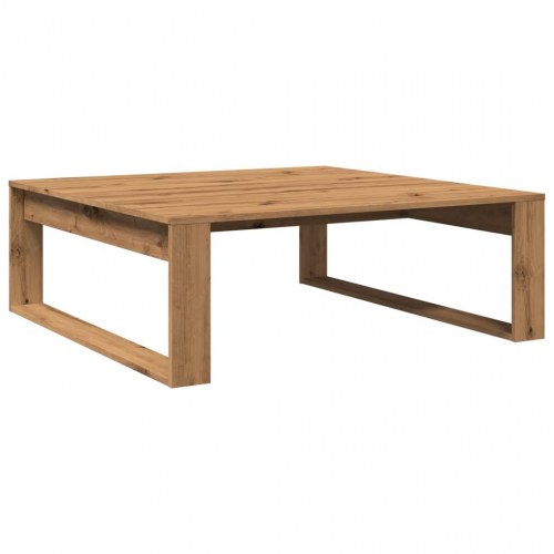 Sofabord 100 × 100 × 35 cm i konstrueret træ - kunsteg