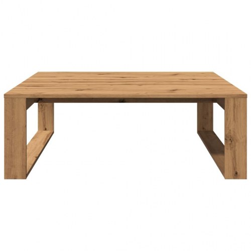 Sofabord 100 × 100 × 35 cm i konstrueret træ - kunsteg