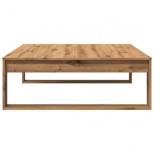 Sofabord 100 × 100 × 35 cm i konstrueret træ - kunsteg