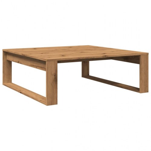 Sofabord 100 × 100 × 35 cm i konstrueret træ - kunsteg