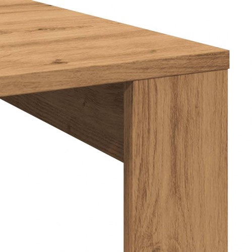Sofabord 100 × 100 × 35 cm i konstrueret træ - kunsteg