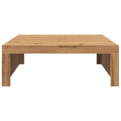 Sofabord 100×100×35 cm i konstrueret træ - kunsteg