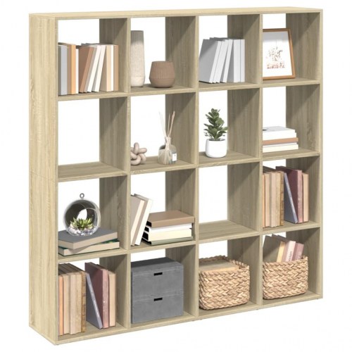 Bogreol 137,5 x 29 x 137,5 cm - sonoma-eg
