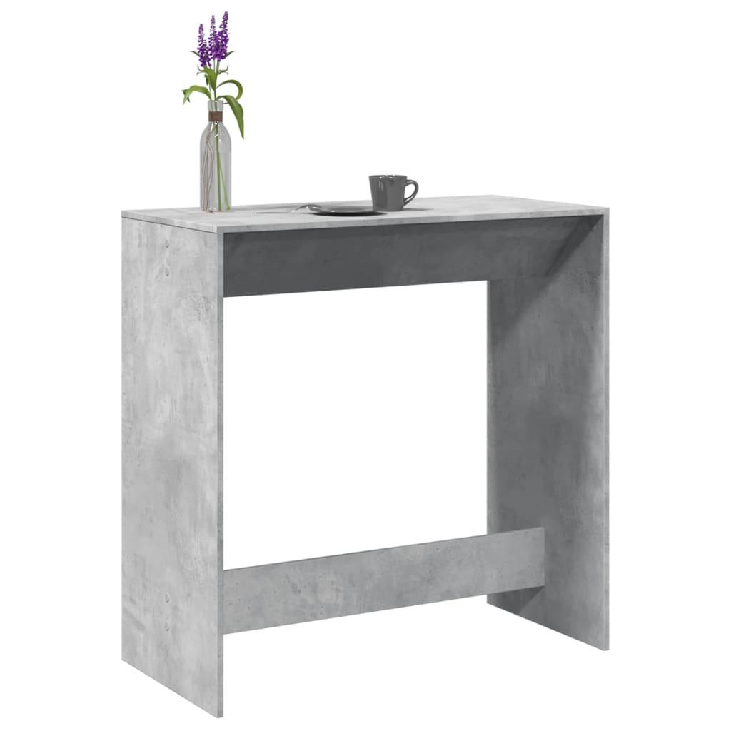 Barbord 102x50x103 Konstrueret Træ Betongrå