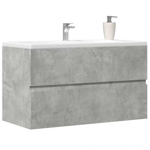 Vaskeskab 90 x 38,5 x 45 cm - betongrå