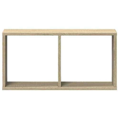 Vægskab 60x16x30 cm konstrueret træ sonoma-eg