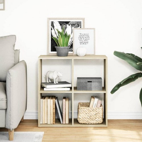 Bogreol/rumdeler 69,5 x 29 x 69,5 cm - sonoma-eg