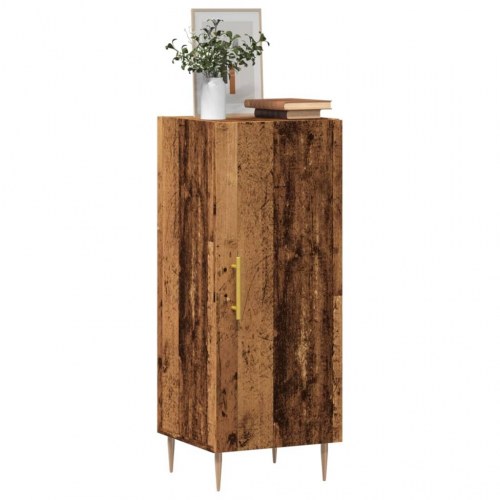 Skænk 34,5 × 34 × 90 cm i konstrueret træ - antikt træ