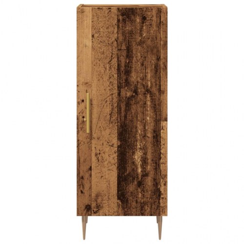 Skænk 34,5 × 34 × 90 cm i konstrueret træ - antikt træ