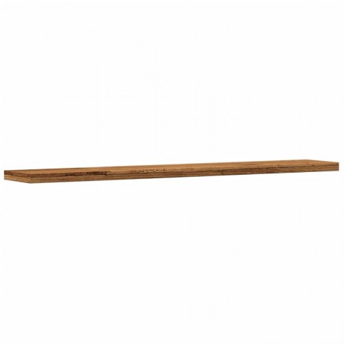 Hyldeplader 4 stk. 60×10×1,5 cm - konstrueret træ i antikt træ