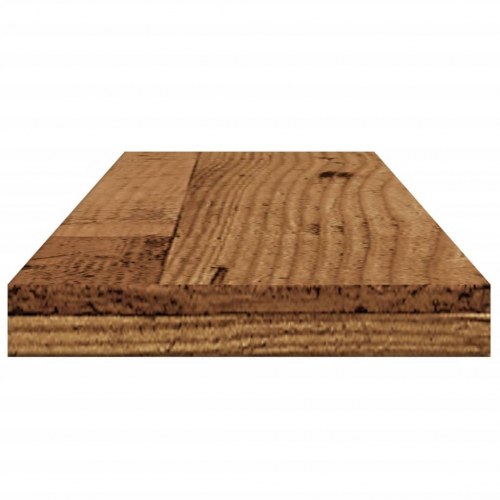 Hyldeplader 4 stk. 60×10×1,5 cm - konstrueret træ i antikt træ