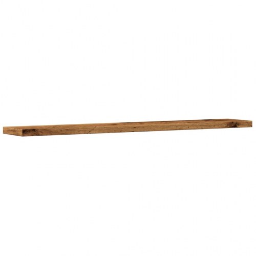 Væghylder - 4 stk. 60×20×1,5 cm i konstrueret træ, antikt trælook