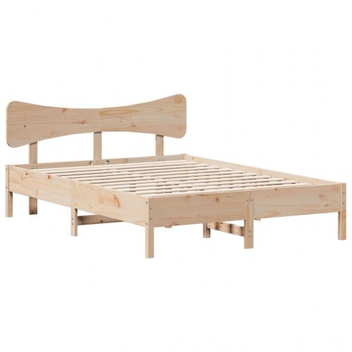 Sengeramme uden madras 120 x 200 cm i massivt fyrretræ